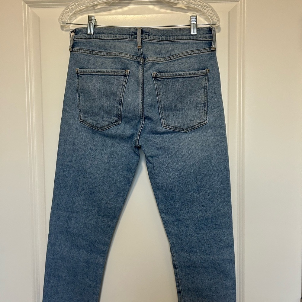 AGOLDE Sophie Jeans High Rise Light Wash  Skinny Denim Size 27 EUC​​​​​​ - Picture 4 of 10